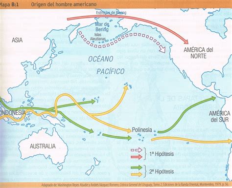 Resultado De Imagen Para Mapa De Las Rutas Migratorias De Los Primeros