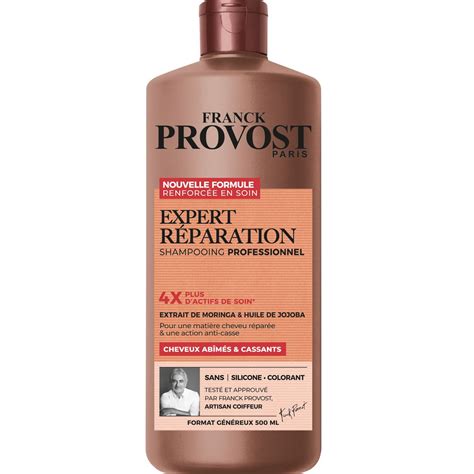 FRANCK PROVOST Shampooing expert réparation cheveux abimés et cassants