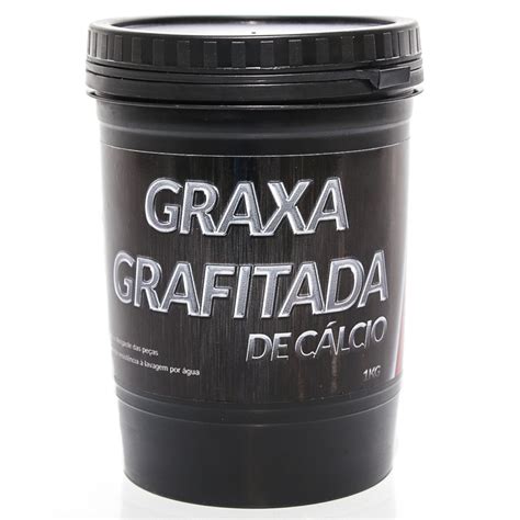 Graxa Grafitada de Cálcio 1kg JJD Distribuidora de Rolamentos e Peças