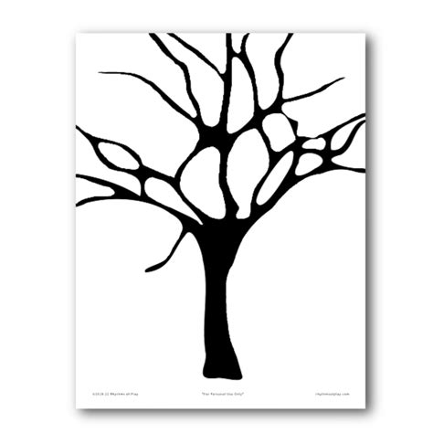 Bare Tree Template Printable