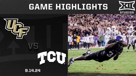 Ucf Vs Tcu Highlights 2024 Big 12 Football Youtube