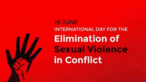 Sg Message On The International Day For The Elimination Of Sexual