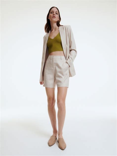 Tencel Lyocell Blazer Color Nude RESERVED 2383M 02X