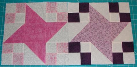 Friendship Star Variation Quilt Block Fabricmomfabricmom