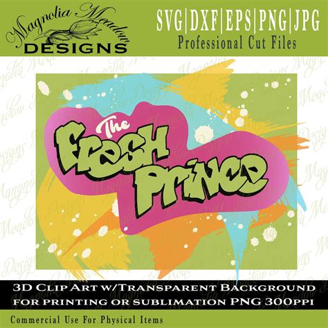 Fresh Prince PNG, 3D Clip Art, Graffiti PNG, 3D Fresh Prince, Splash ...