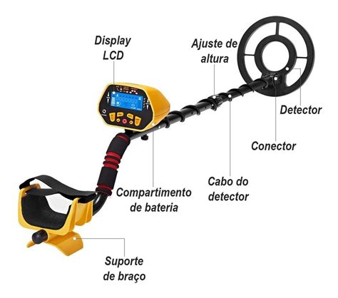 Detector De Metais Gc Ouro Prata Bronze Ferrosos Mercado Livre