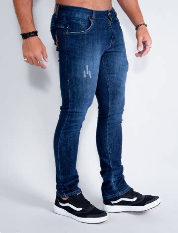 Calça Jeans Atacado Reta Masculina Revanche Conrado Azul Roupas