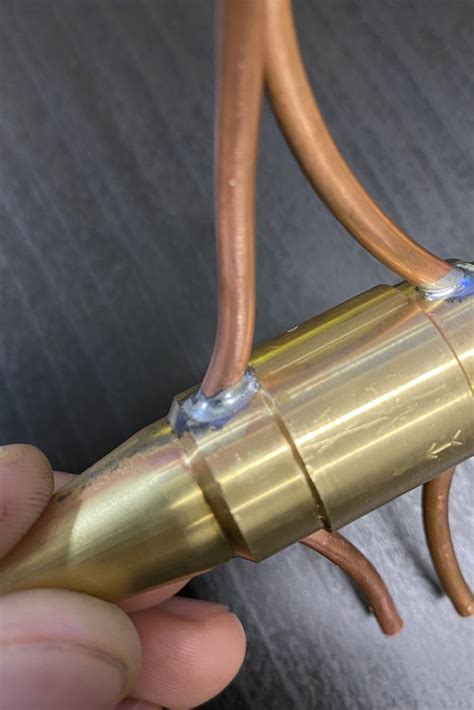 Induction Soldering Of Brass Valve And Copper Tubing UltraFlex