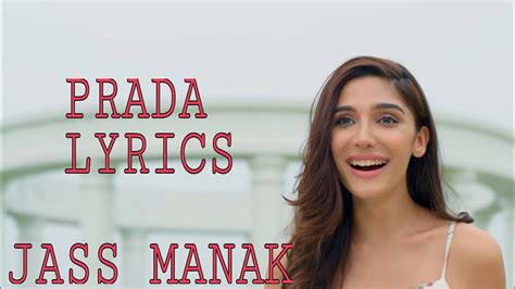 Prada Lyrics Video Song Jass Manak Hd Video Youtube