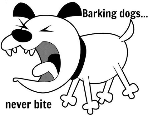 A Barking Dog Never Bites Meaning