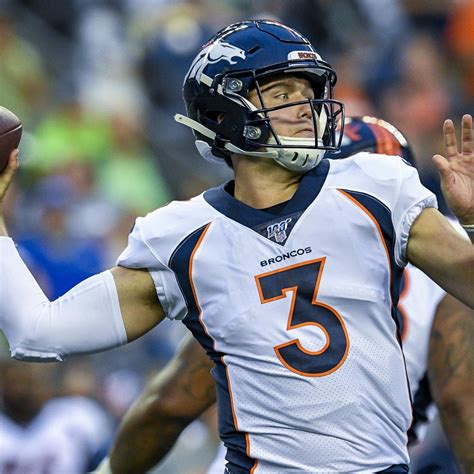 Report Broncos Rookie Qb Drew Lock To Make 1st Career Nfl Start Vs