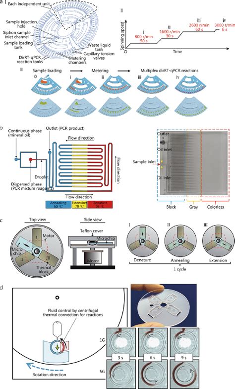 Applying PCR In Microfluidics A Schematics Of The DirRT QPCR In The