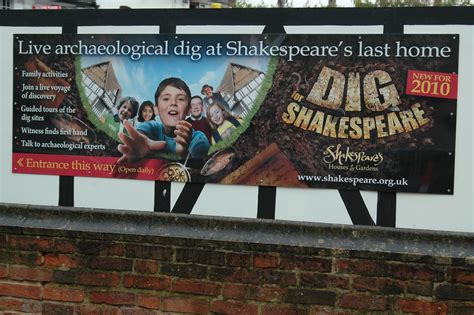 Excavating New Place Searching For Shakespeare