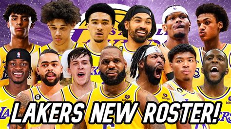 Lakers New RELOADED Roster After WILD Free Agency Lakers COMPLETE