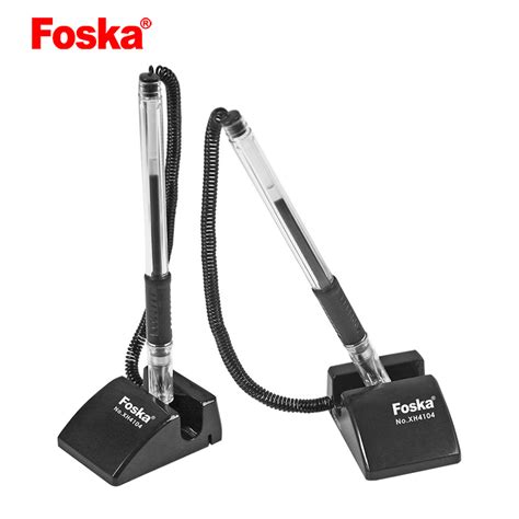 Foska Plastic Office Black Table Gel Pen With Sticker Pens And Gel Pen