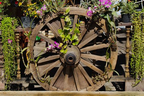 Garden Decorative Wagon Wheels | Shelly Lighting