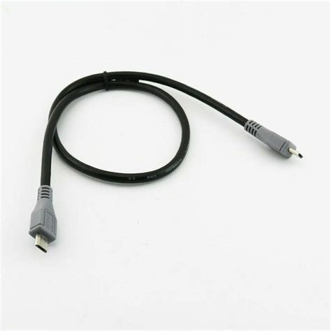 Micro Usb Type B Male To Micro B Male 5pin Otg Converter Adapter Lead