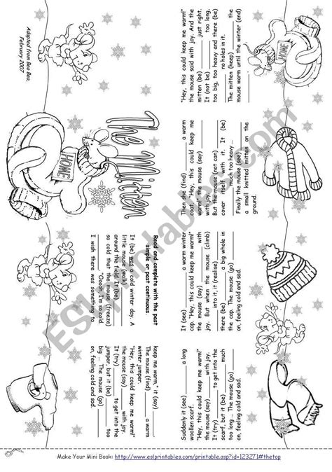 The Mitten Story Printable