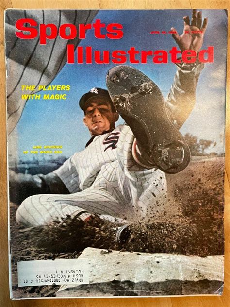 April Luis Aparicio Chicago White Sox Sports Illustrated Ebay