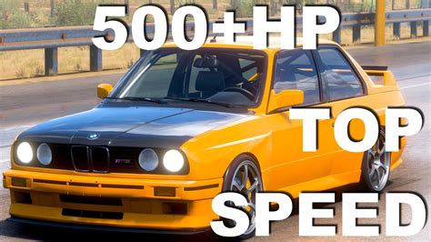 500 HP BMW M3 TOP SPEED Forza Horizon 5 YouTube