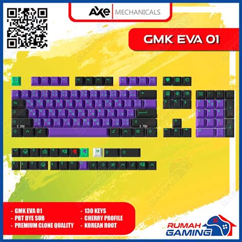 Jual Keycap Keycaps Cherry Gmk Mecha Eva Pbt Dye Sub