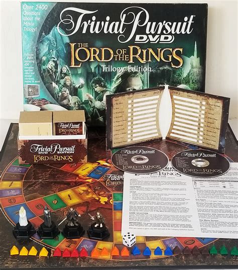 Trivial Pursuit Dvd The Lord Of The Rings Trilogy Edition