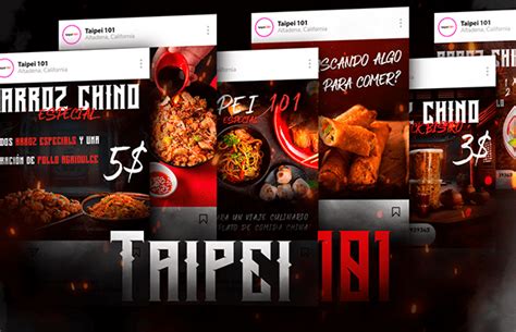 Taipei 101 Restaurante Social Media on Behance