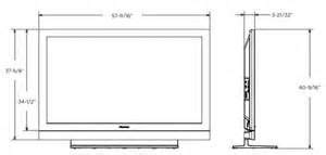 Inch Tv Dimensions And Guidelines With Drawings