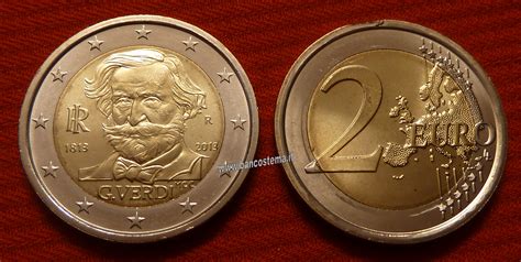 Italy 2 Euro 2013 Commemorative 200th Anniversary Of The Birth Of