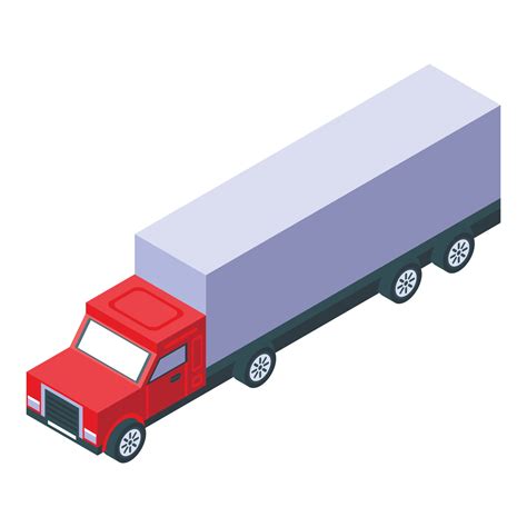 Delivery Truck Icon Isometric Style Vector Art At Vecteezy