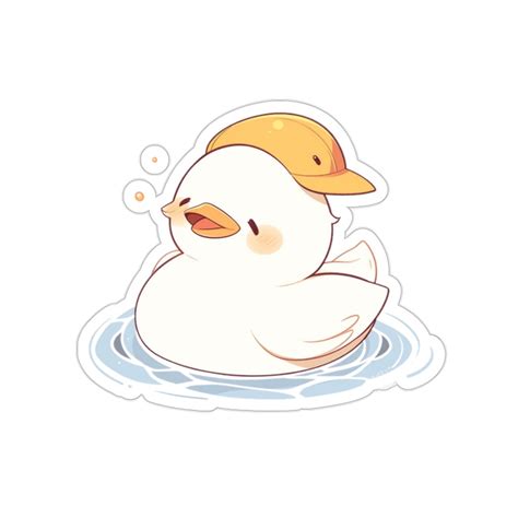 Cute Adorable Duck Stickers, Kawaii Stickers, Cute Animal Stickers ...