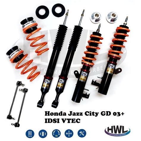 Honda Jazz City GD 03 IDSI VTEC HWL St1 Series Fully Adjustable