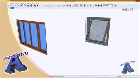 Curso de SketchUp Aula 07 20 Módulo Básico Autocriativo YouTube