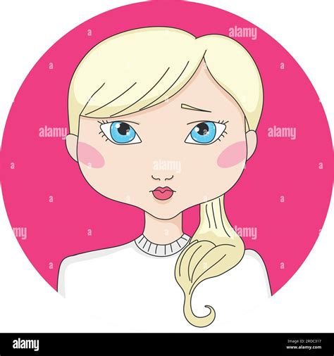 Blonde Hair Blue Eyes Clipart