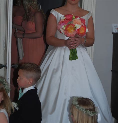 Beautiful Bride And Flower Girls And Pageboy At Barton Hall Orangery