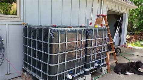 Rain Water Storage Ibc Totes Part Youtube