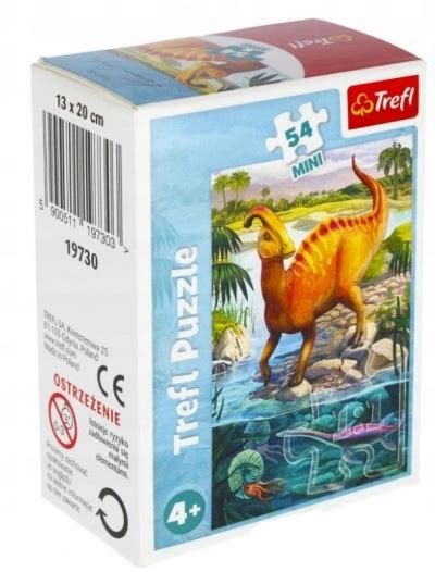 Trefl Puzzle Mini Niesamowite Dinozaury