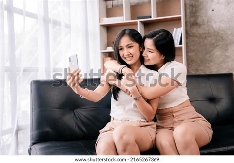 Стоковая фотография Lgbt Lesbian Couple Love Concept Happy Shutterstock