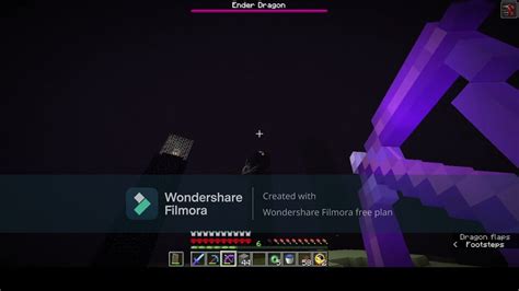 Beating The Ender Dragon Hardcore Minecraft Youtube