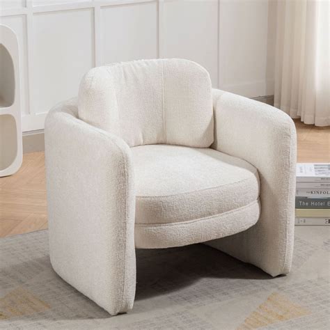 Tcbosik 33 1 Accent Chairs Modern Woven Velvet Fabric Armed Chair