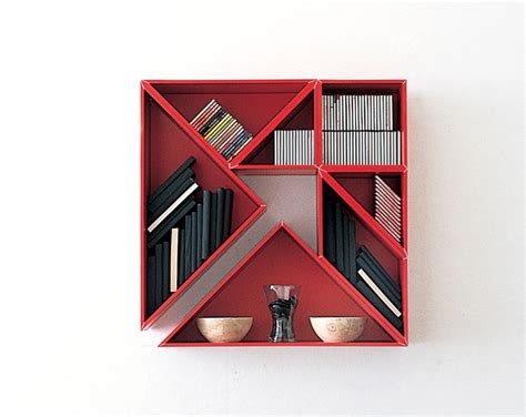 Wooden Bookshelves Design Ideas from Lago | HomeMydesign