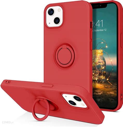 Nemo Etui Iphone 13 Mini Silikonowe Ring Pierścień Magnetyczny Silicone