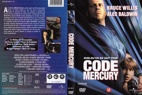 Jaquette Dvd De Code Mercury V Cin Ma Passion