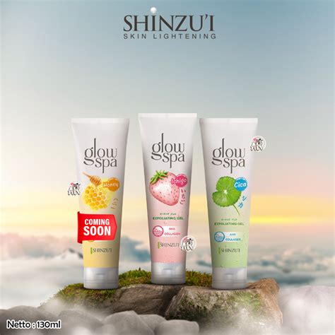 Jual SHINZUI GLOW SPA EXFOLIATING GEL 130ML SERIES HONEY ICHIGO