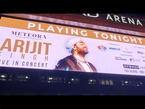 Arijit Singh Live Abu Dhabi Part Youtube