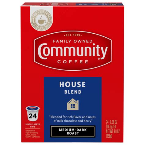 House Blend Coffee Pods 24 Count Compatible With Keurig 20 K Cup