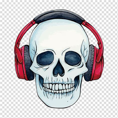 Skull With Headphones