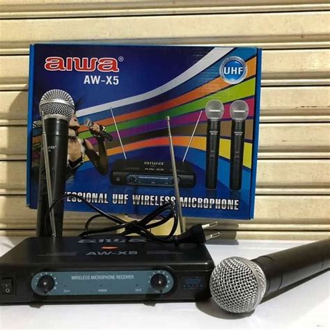 Jual Aiwa AW X5 Microphone Wireless Di Seller Super Sonic 6 Glodok