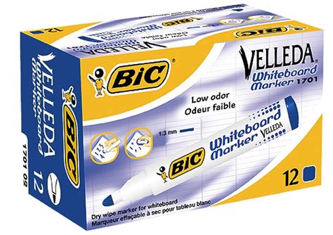 Bic Velleda Whiteboard Bullet Point Marker Blue Box Of