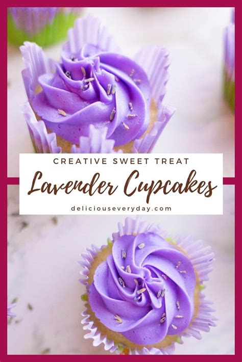 Lavender Cupcakes With Buttercream Frosting Recipe Lavender